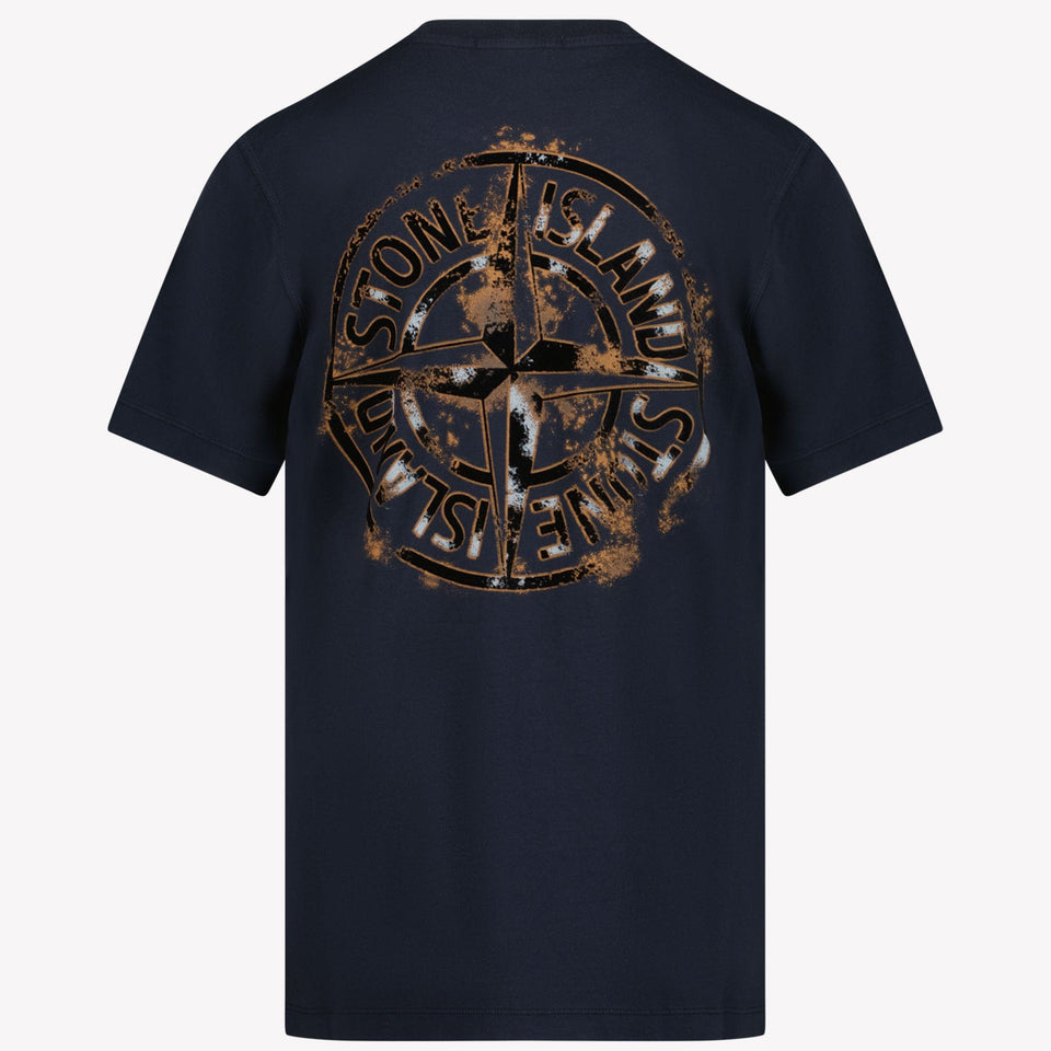 Stone Island Jongens T-shirt Navy