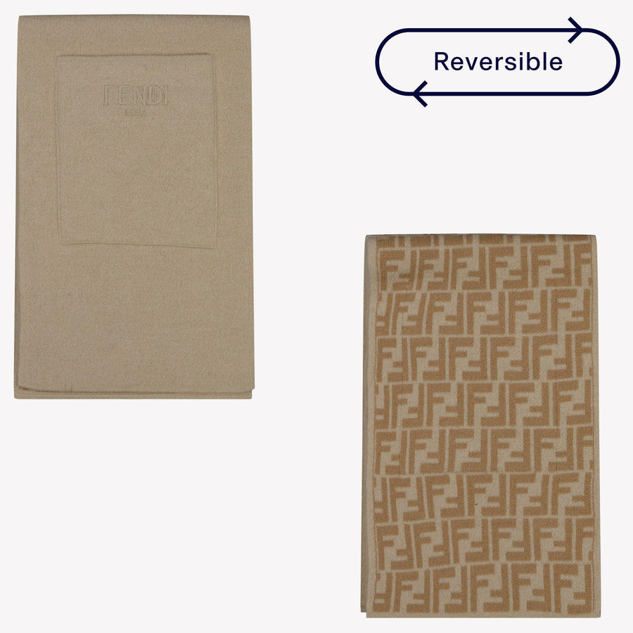 Fendi Unisex Sjaal Beige