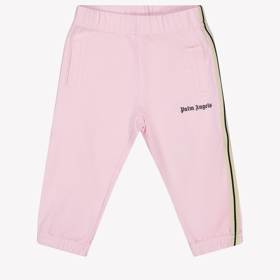 Palm Angels Baby Meisjes Broek In Licht Roze