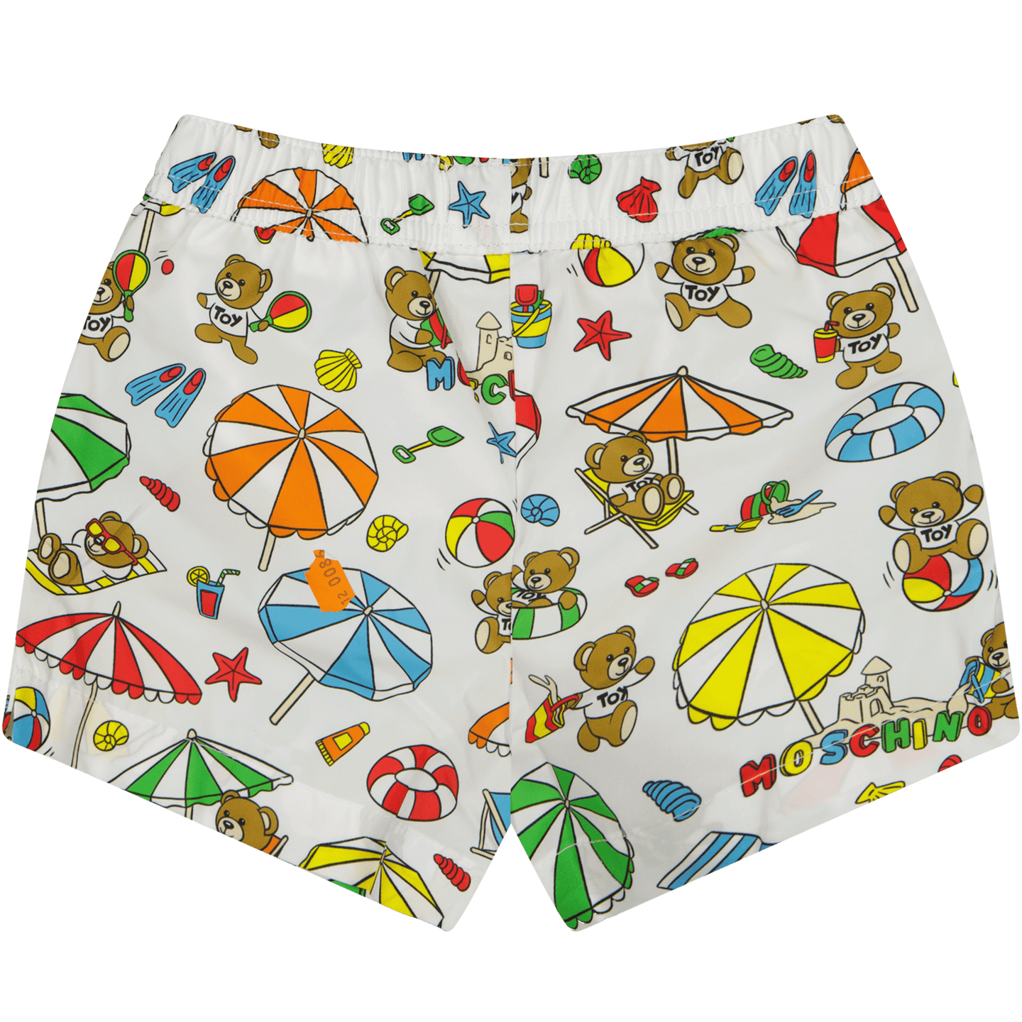 Moschino Baby Jongens Zwemkleding Wit