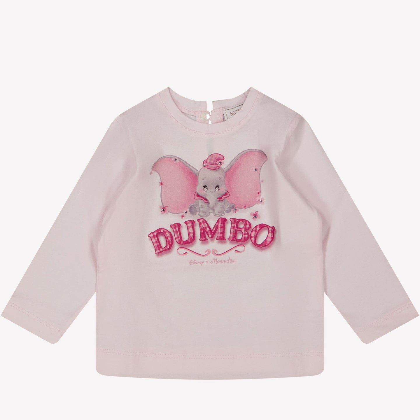 Monnalisa Baby Meisjes T-shirt Licht Roze 3 mnd