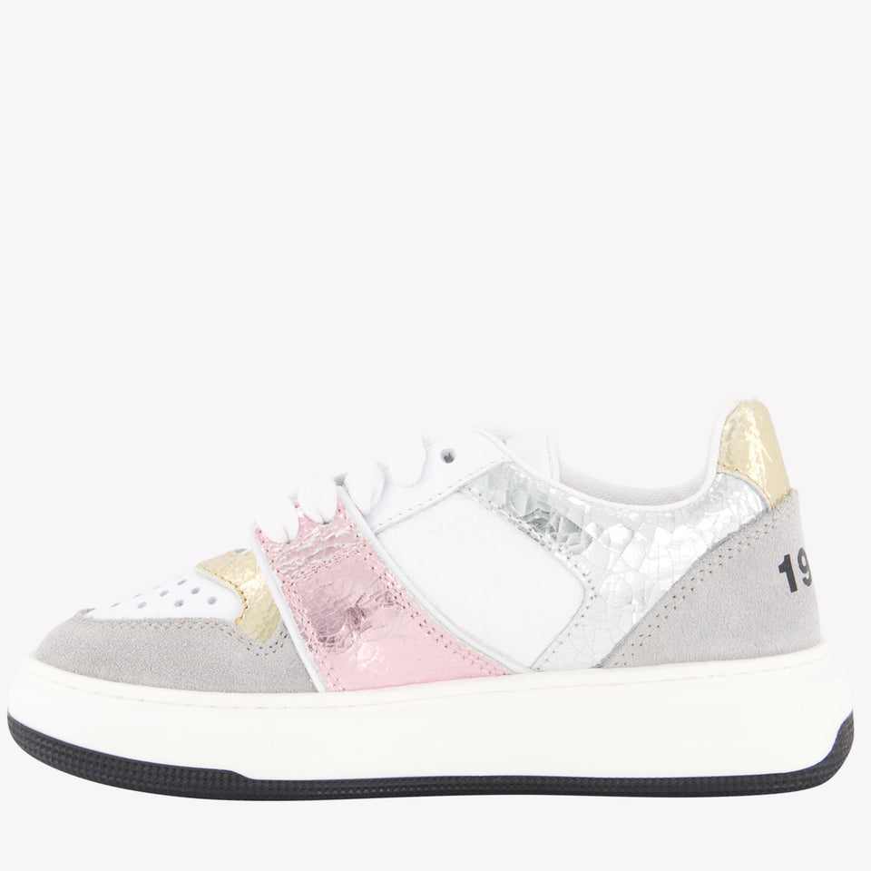 Dsquared2 Meisjes Sneakers Zilver