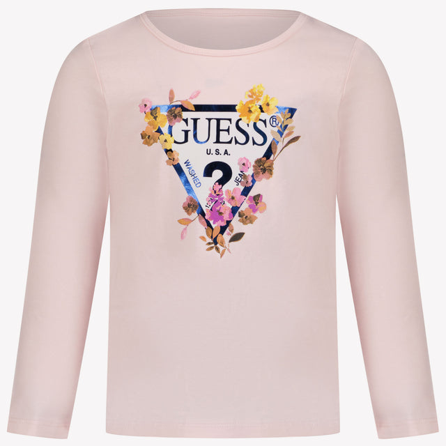 Guess Kinder Meisjes T-shirt Licht Roze