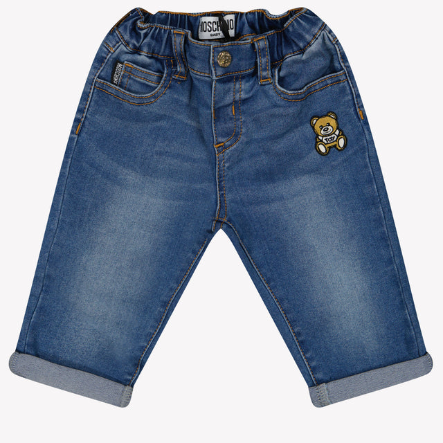 Moschino Baby Unisex Jeans Blauw