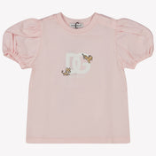 Dolce & Gabbana Baby Meisjes T-shirt Licht Roze