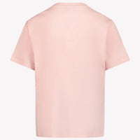 Fendi Kinder Meisjes T-Shirt In Licht Roze