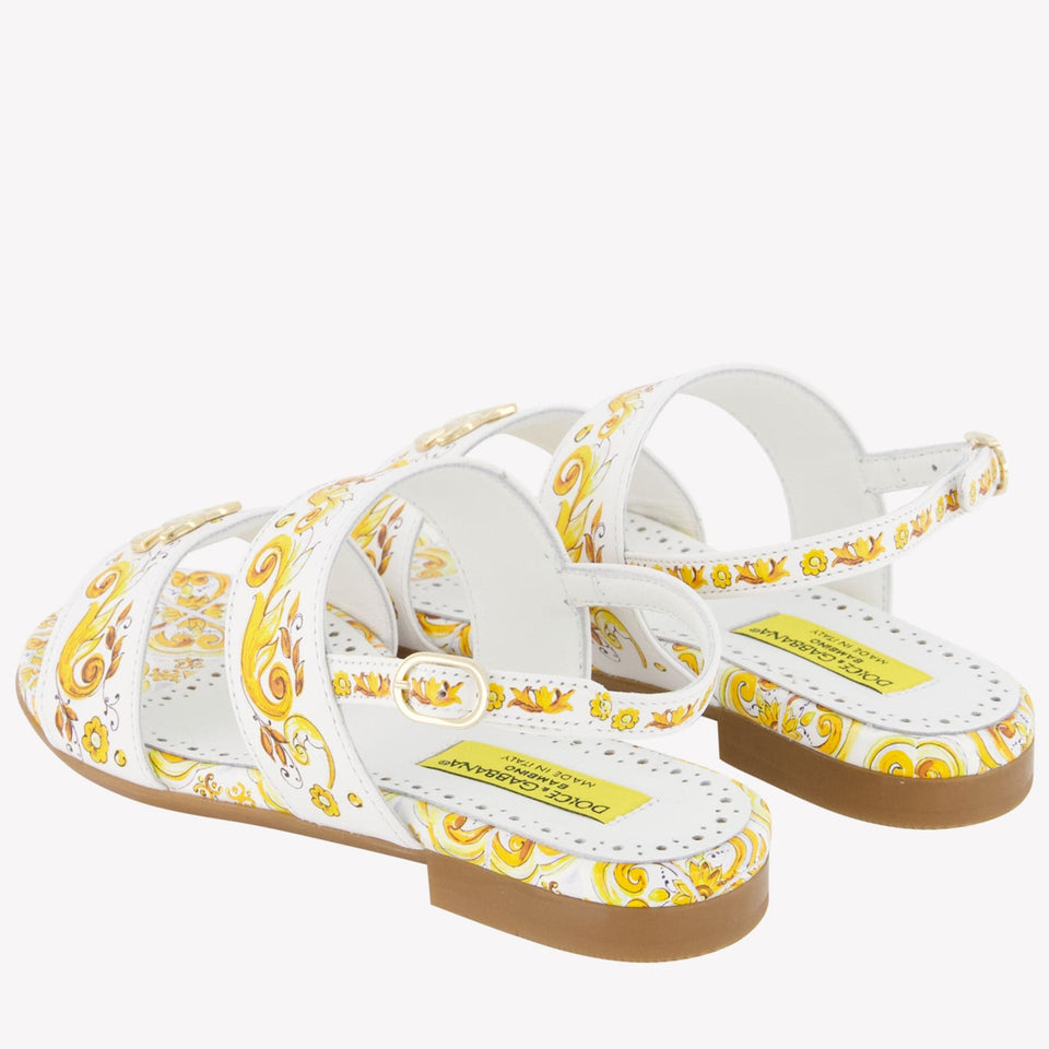 Dolce & Gabbana Meisjes Sandalen Geel