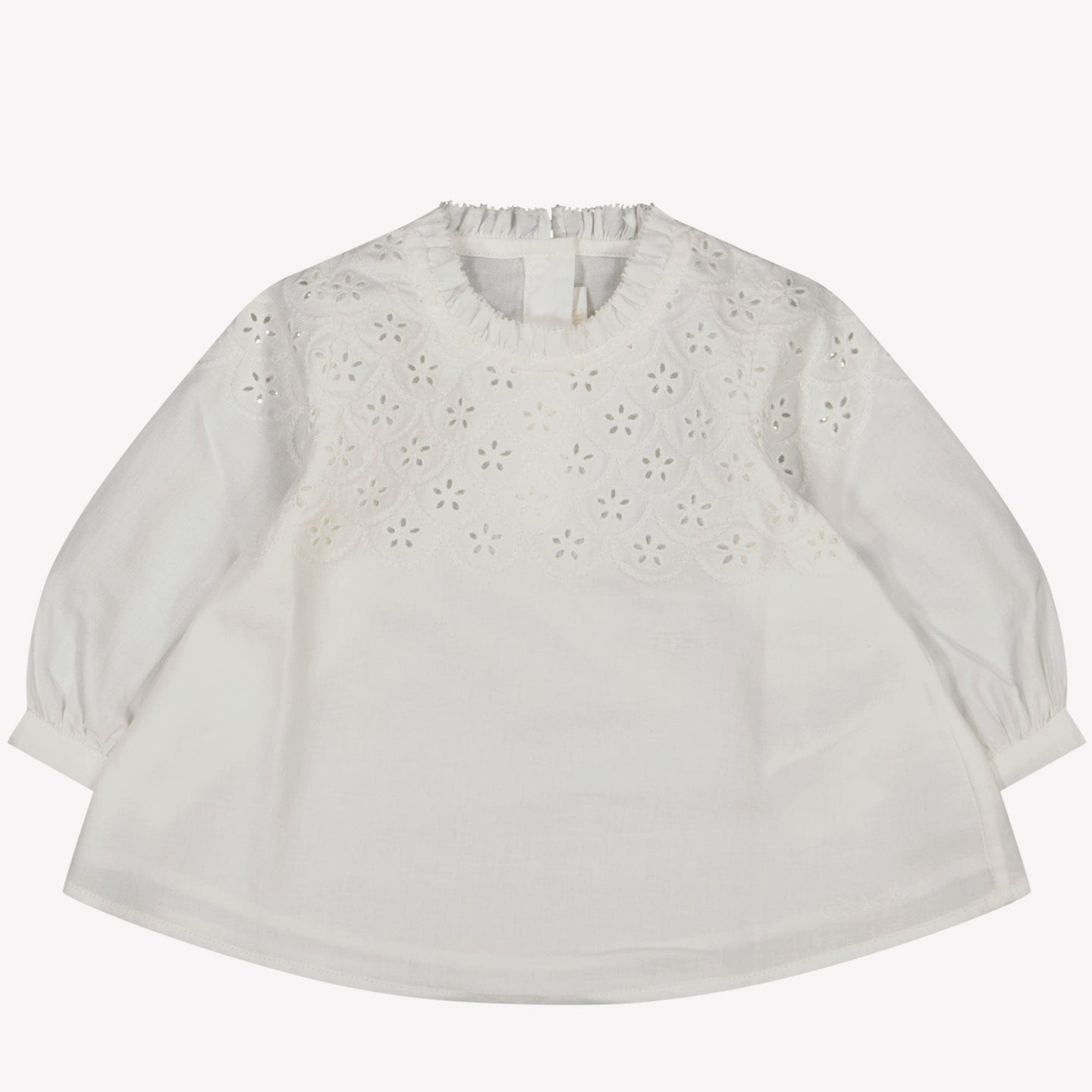 Chloe Baby Meisjes Blouse Off White 6 mnd