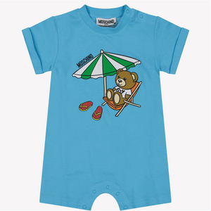 Moschino Baby Jongens Boxpakje Turquoise 1/3