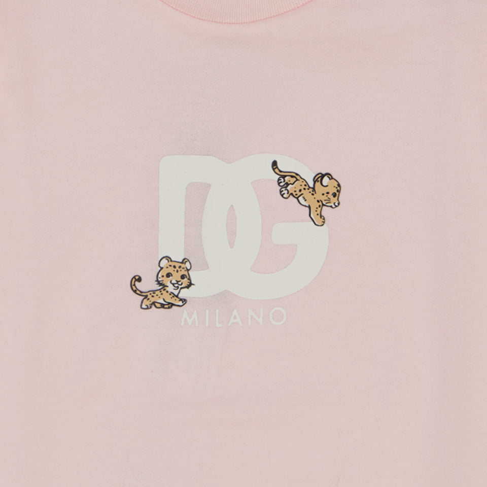 Dolce & Gabbana Baby Meisjes T-shirt Licht Roze