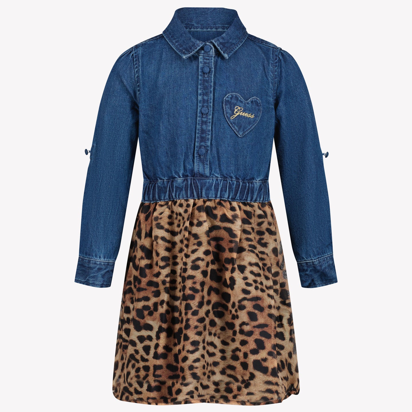 Guess Kinder Meisjes Jurk Blauw