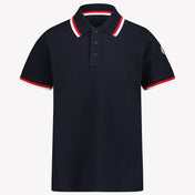 Moncler Kinder Jongens Polo In Navy