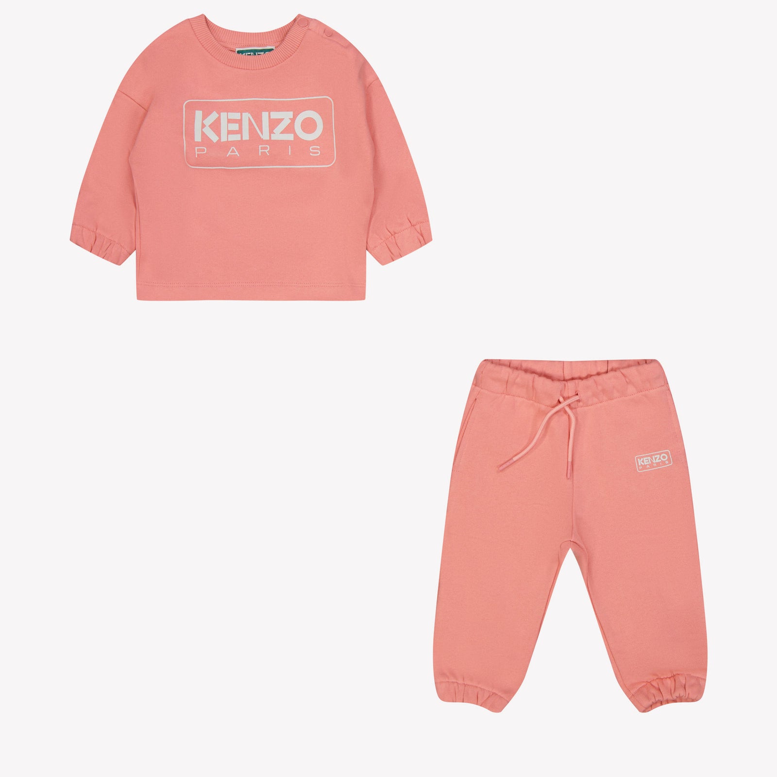 Kenzo Kids Baby Meisjes Joggingpak Zalm