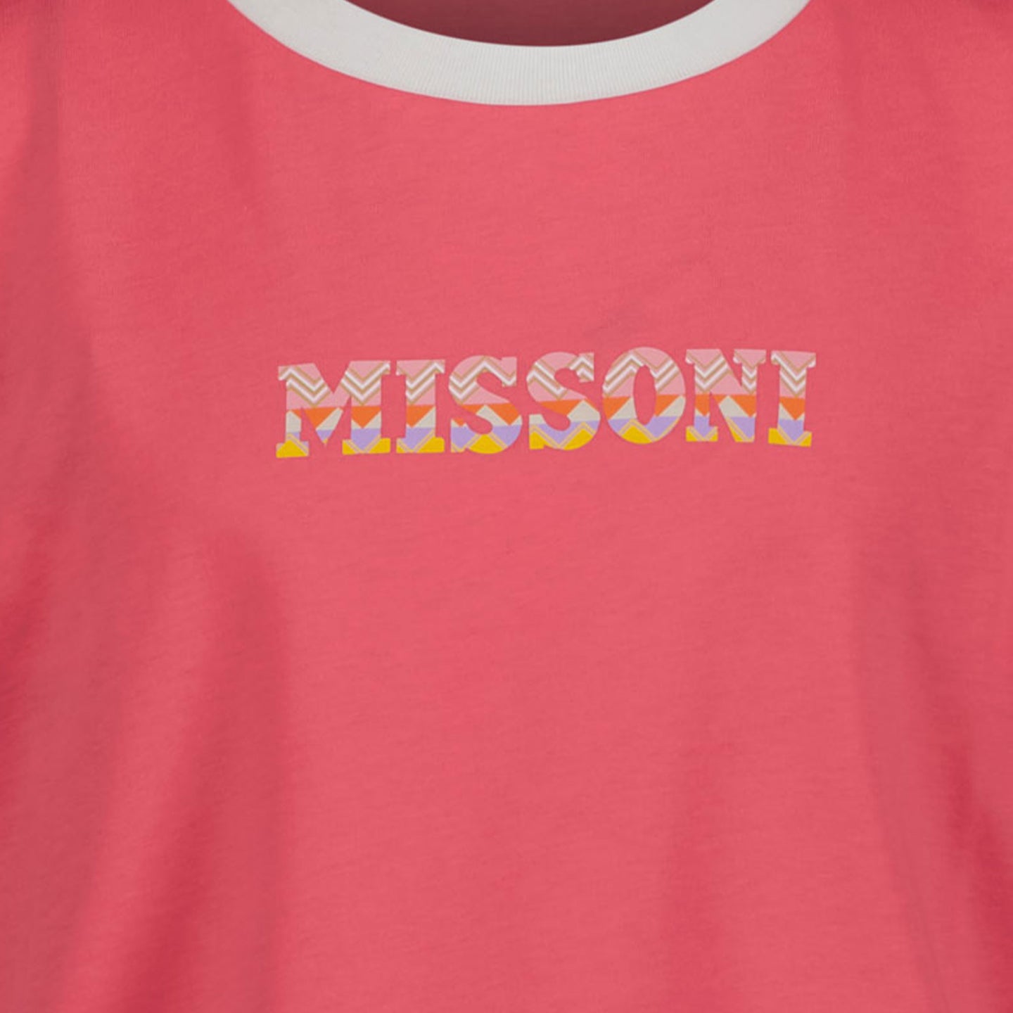 Missoni Kinder Meisjes T-Shirt In Fuchsia