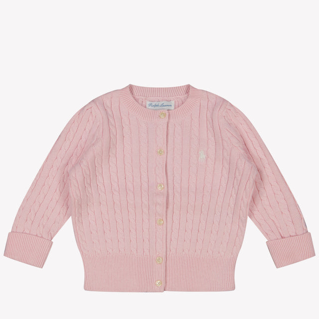 Ralph Lauren Baby Meisjes Vest In Licht Roze