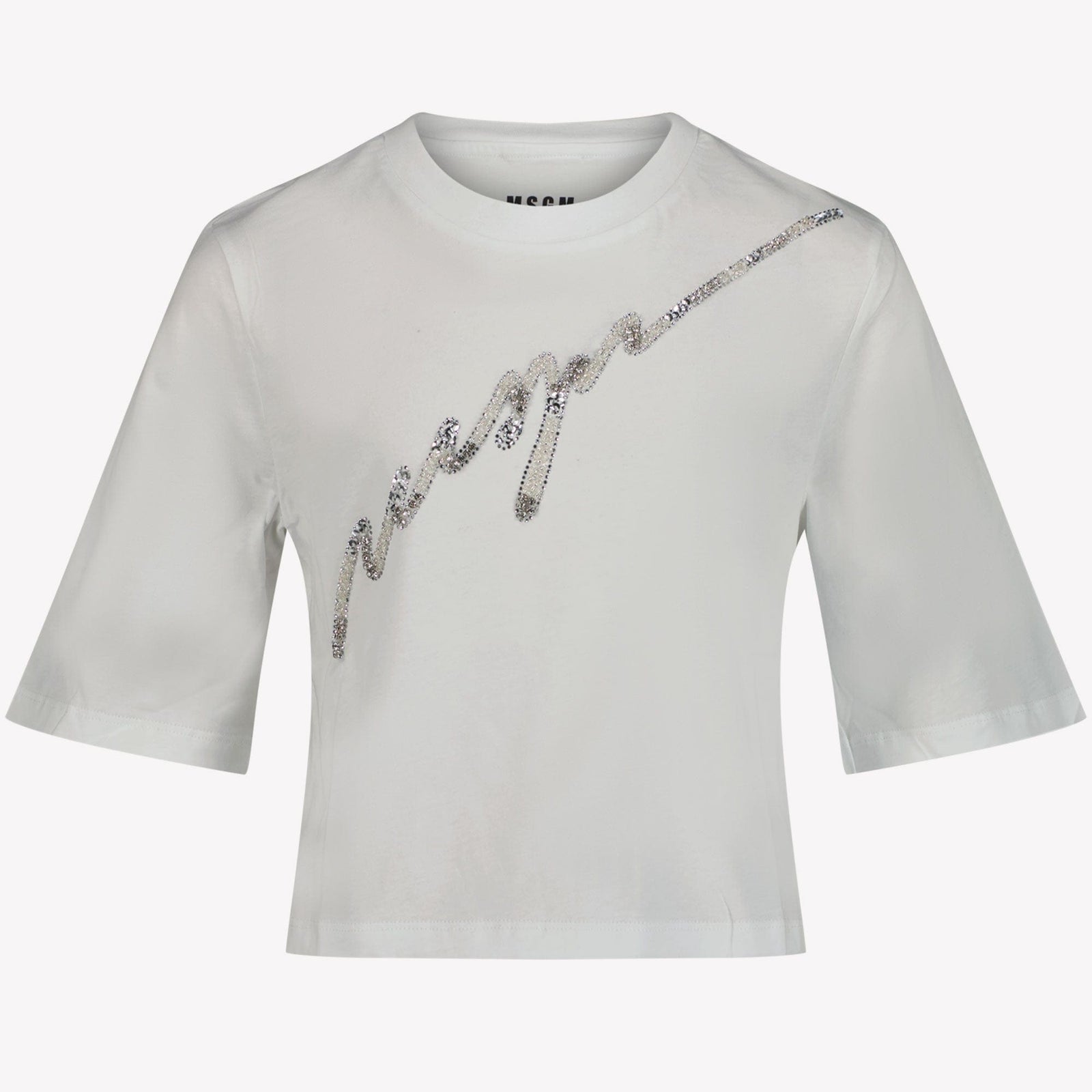 MSGM Meisjes T-shirt Wit 4Y