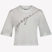 MSGM Meisjes T-shirt Wit