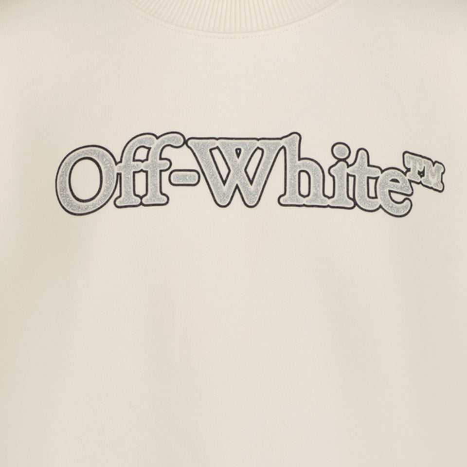 Off-White Meisjes Trui Off White