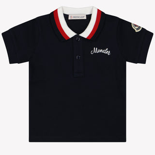 Moncler Baby Jongens Polo In Navy