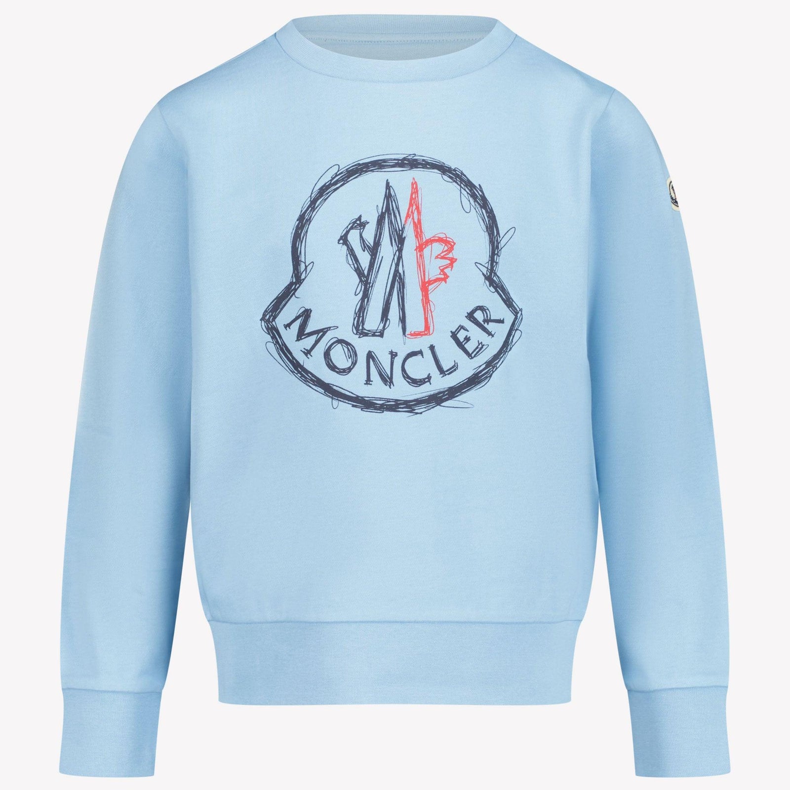 Moncler Kinder Jongens Trui In Licht Blauw