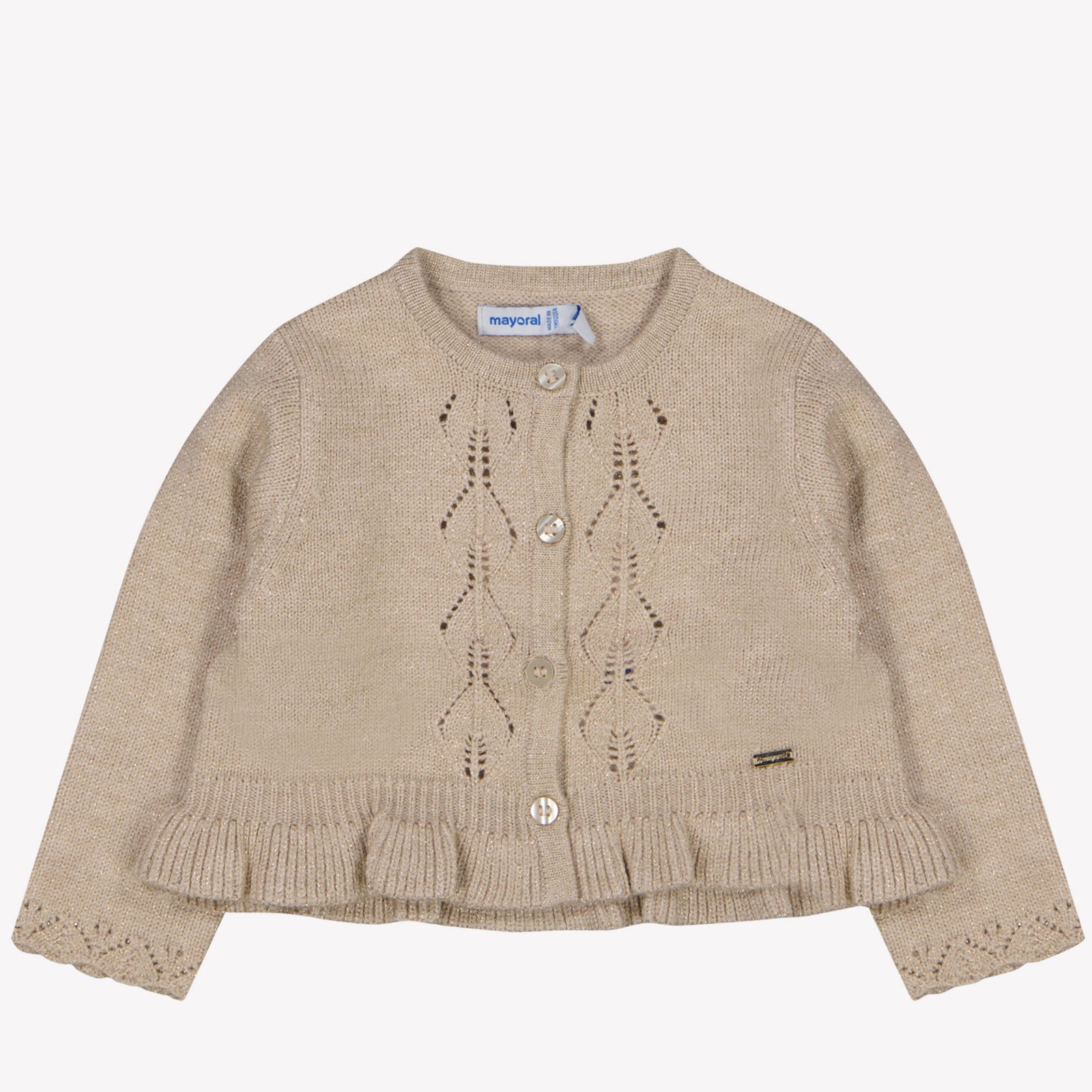 Mayoral Baby Meisjes Vest Beige