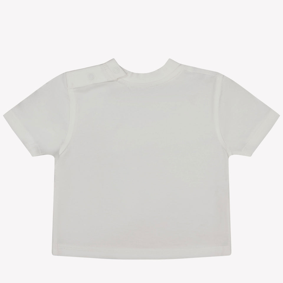 Burberry CEDAR Baby Jongens T-Shirt In Wit