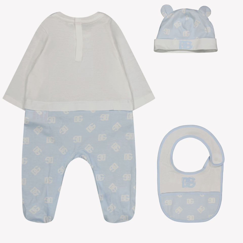 Dolce & Gabbana Baby Jongens Boxpakje Licht Blauw