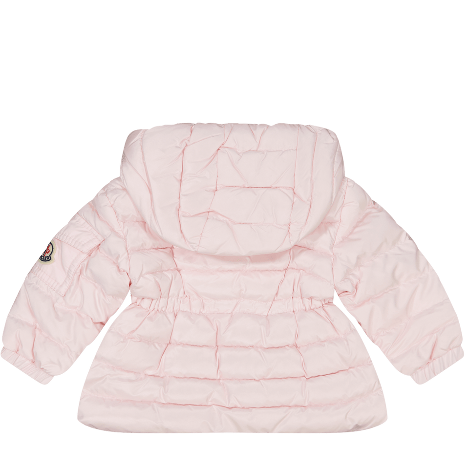 Moncler Baby Meisjes Jas Licht Roze