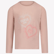 Guess Kinder Meisjes T-shirt Oud Roze