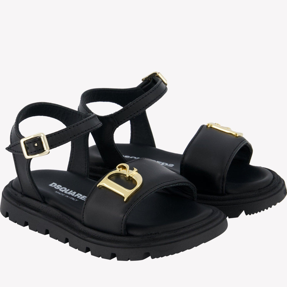 Dsquared2 Kinder Meisjes Sandalen Zwart