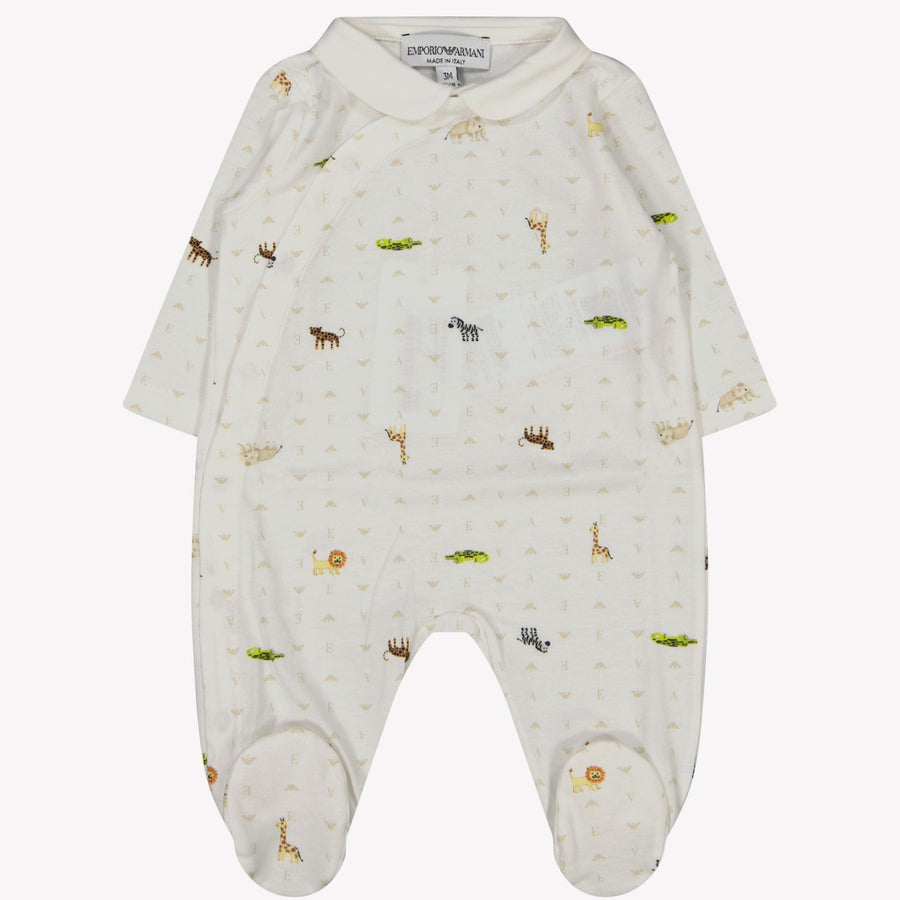 Armani Baby Unisex Romper Off-White