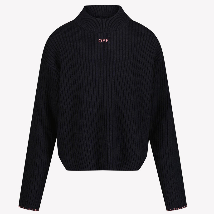 Off-White Meisjes T-Shirt Zwart