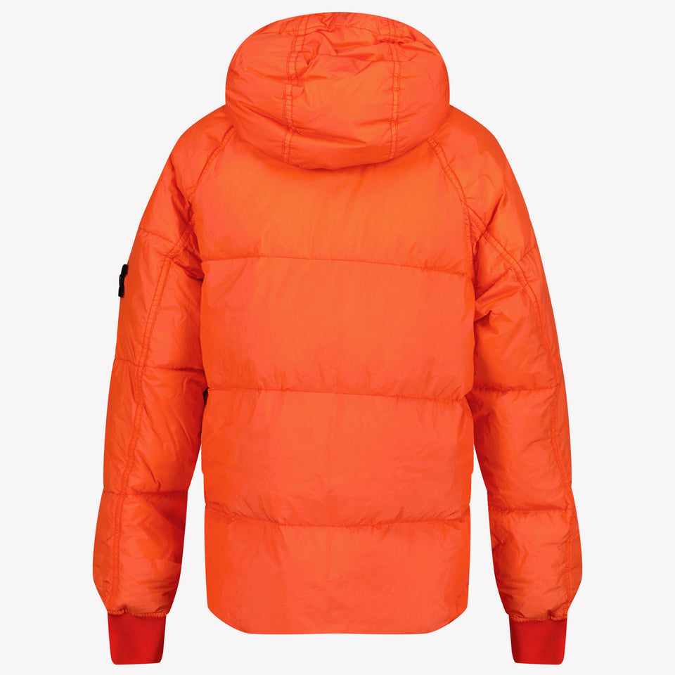 Stone Island Jongens Winterjas Oranje