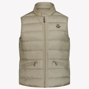 Moncler Kinder Jongens Bodywarmer Zand