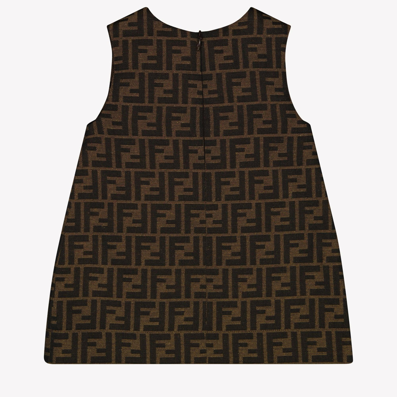Fendi Baby Meisjes Jurk Bruin