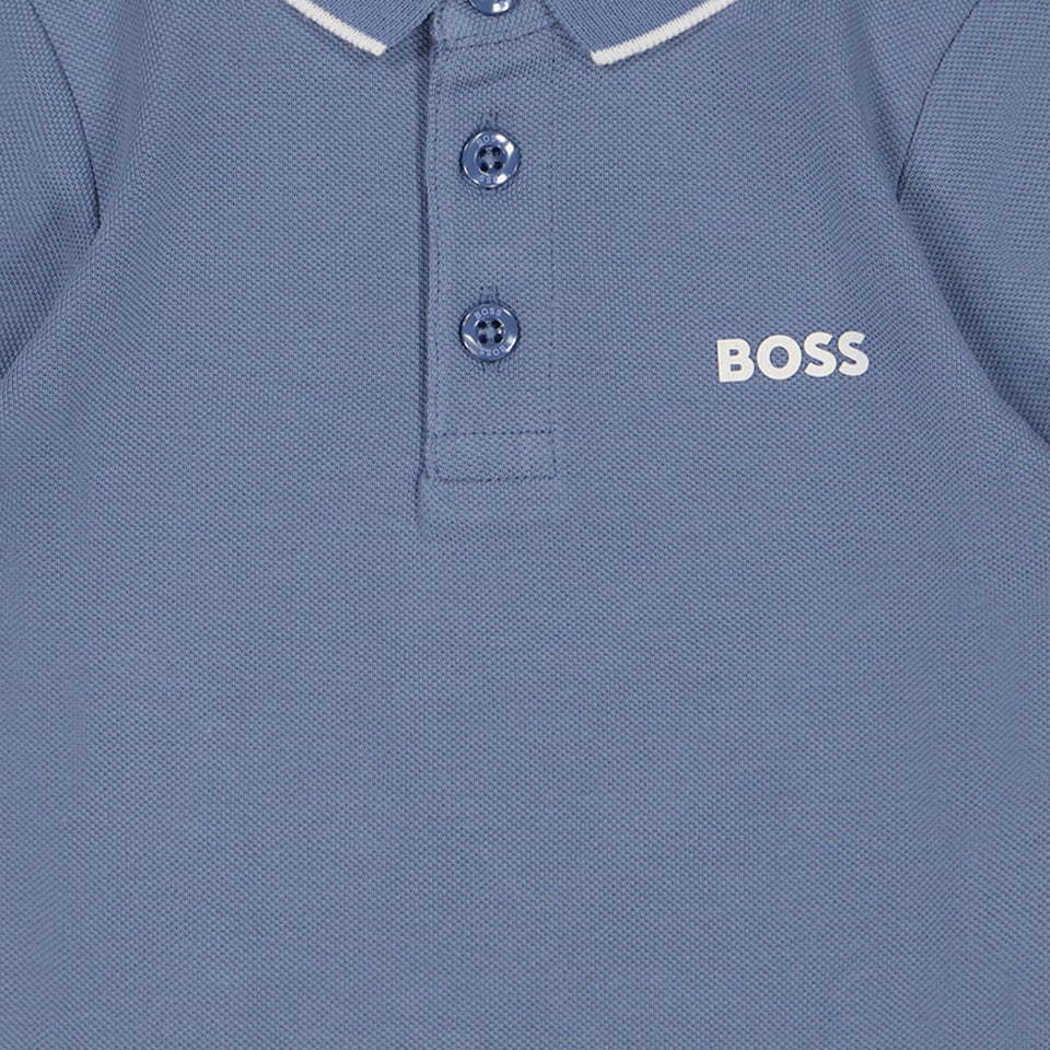 Boss Baby Jongens Polo Licht Blauw