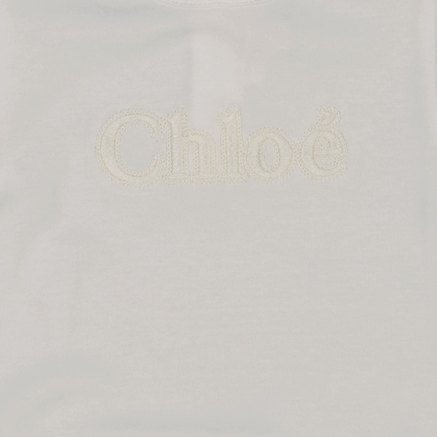 Chloe Baby Meisjes T-shirt Off White 6 mnd