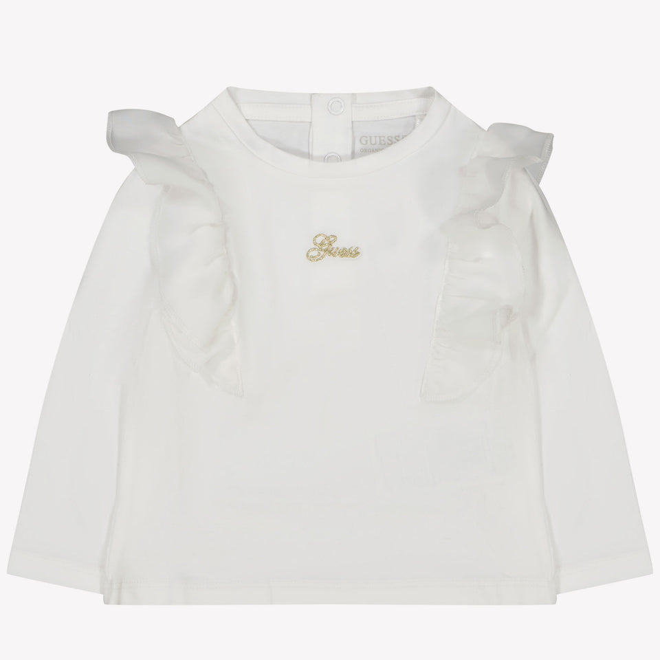 Guess Baby Meisjes T-shirt Off White