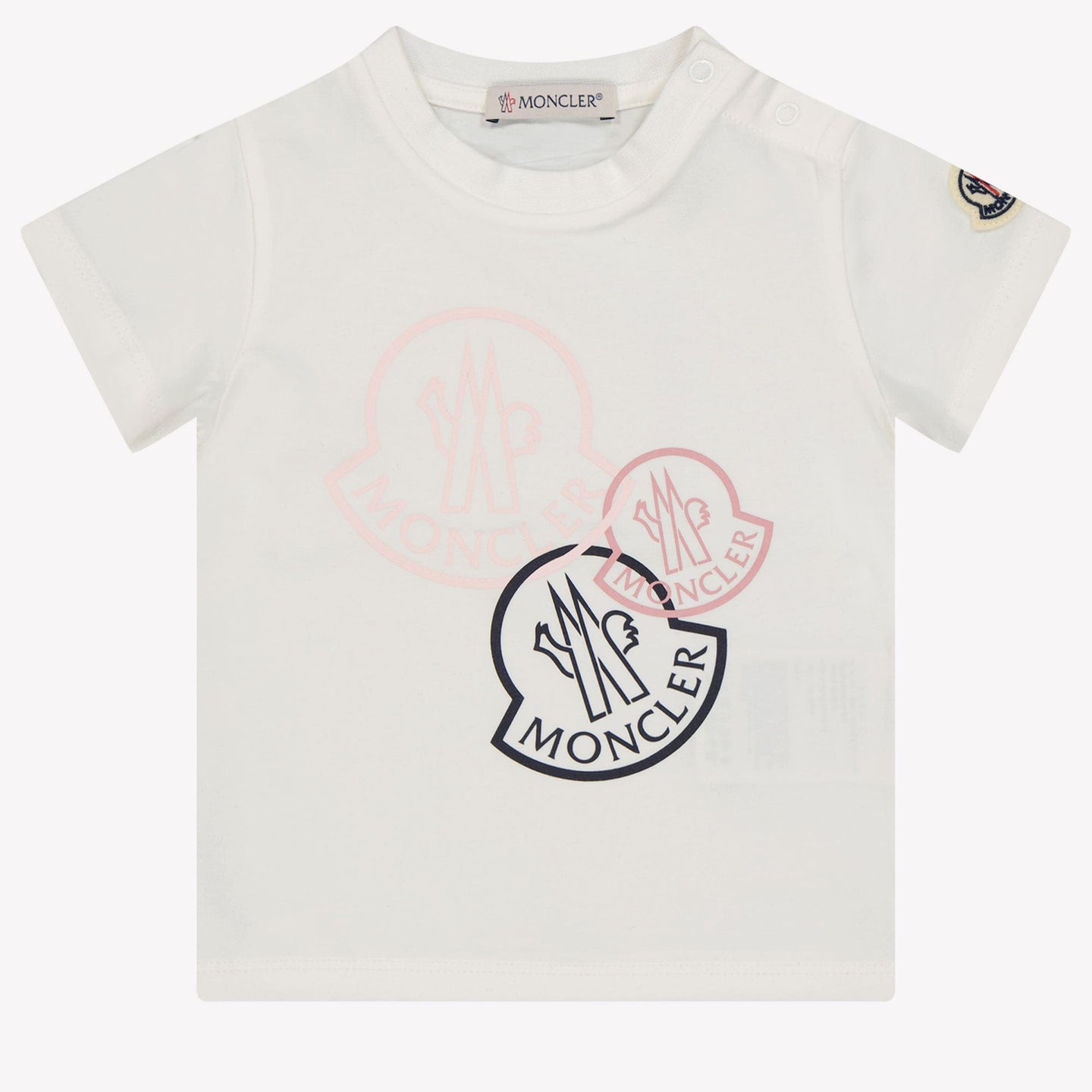 Moncler Baby Meisjes T-shirt Off White 3/6