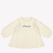 Off-White Baby Meisjes Jurk Off White