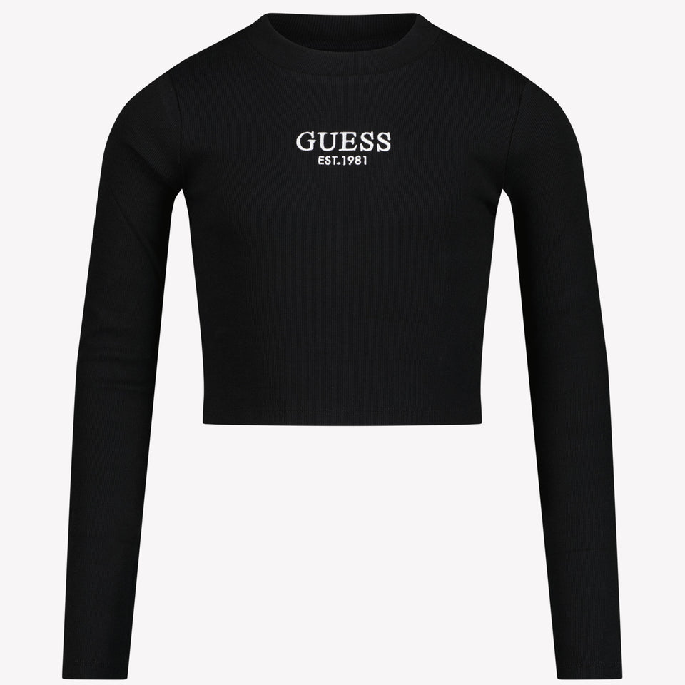 Guess Meisjes T-shirt Zwart