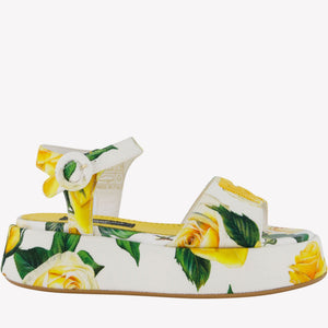 Dolce & Gabbana Kinder Meisjes Sandalen Geel 27
