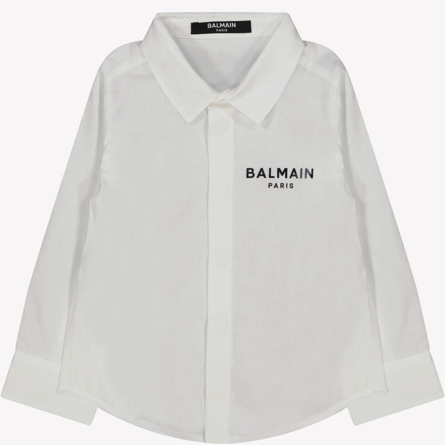 Balmain Baby Unisex Blouse White