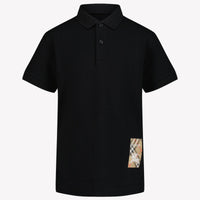 Burberry Johane Kinder Jongens Polo In Zwart