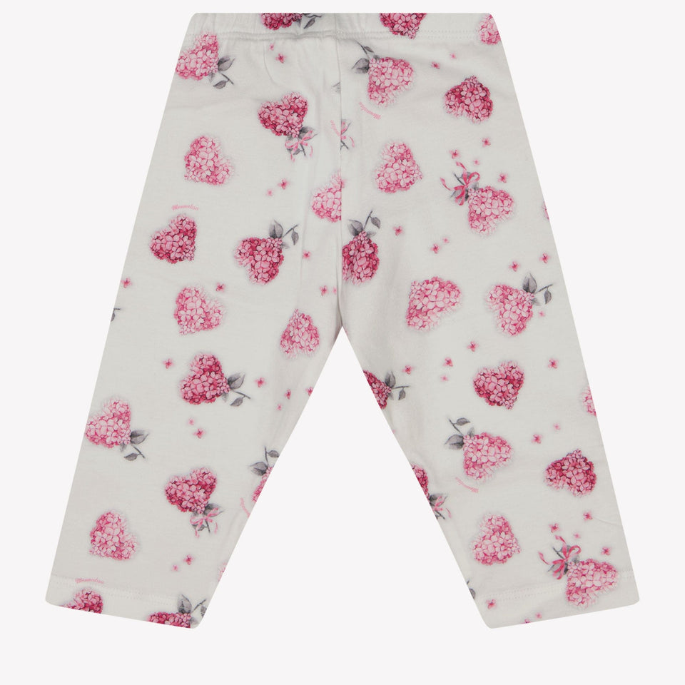 Monnalisa Baby Meisjes Legging Off White