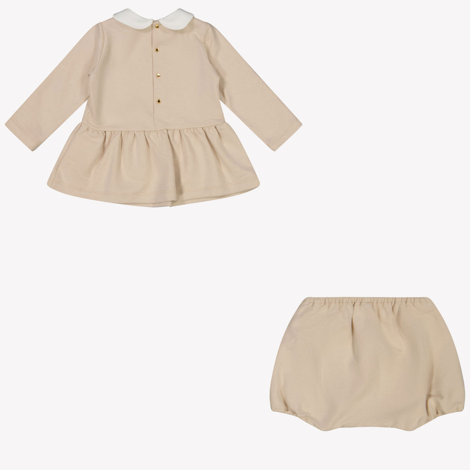 Versace Baby Meisjes Jurk In Beige