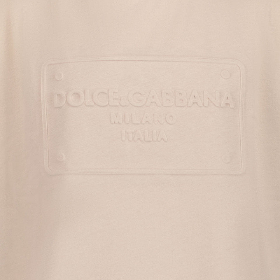 Dolce & Gabbana Jongens T-shirt Beige