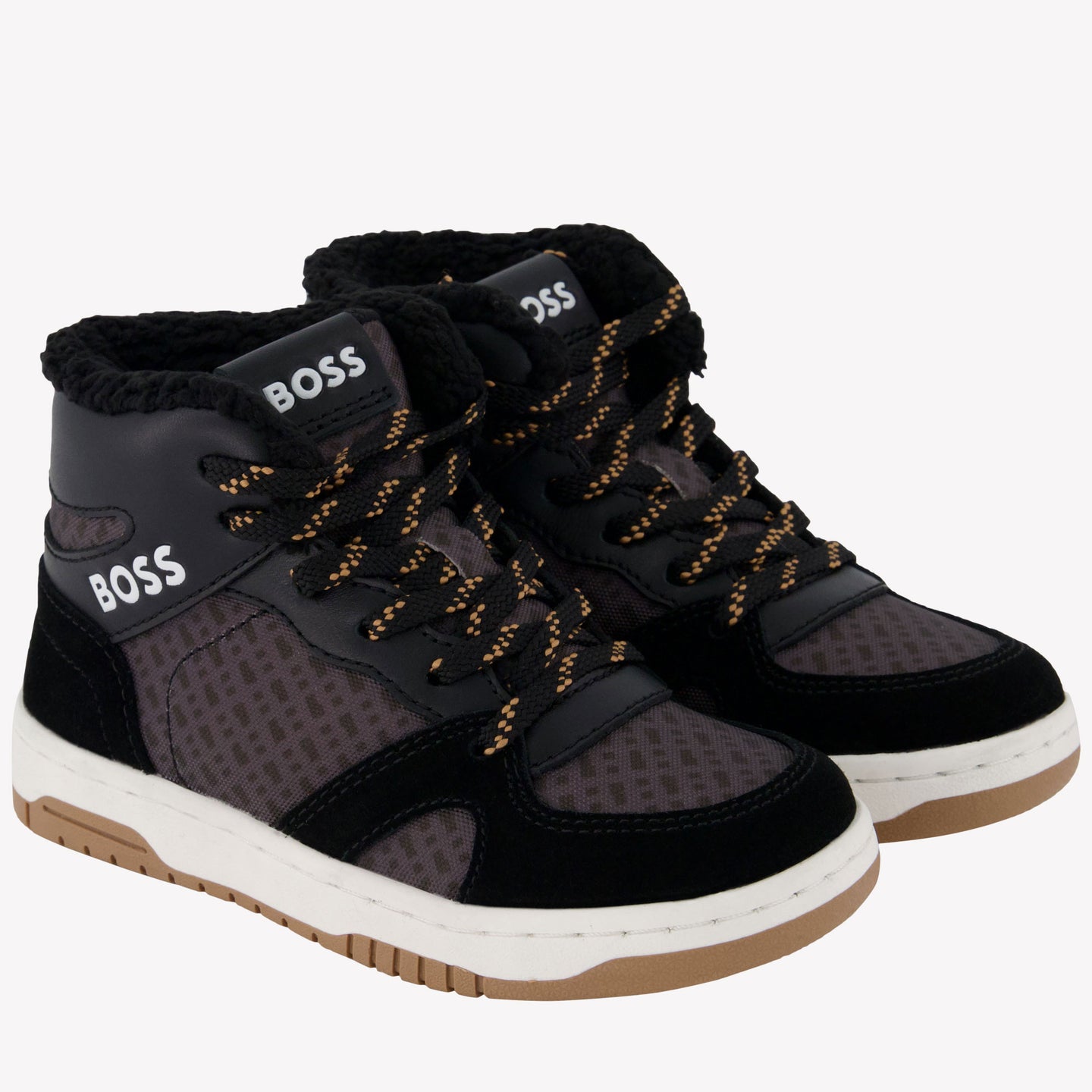 Boss Jongens Sneakers Zwart