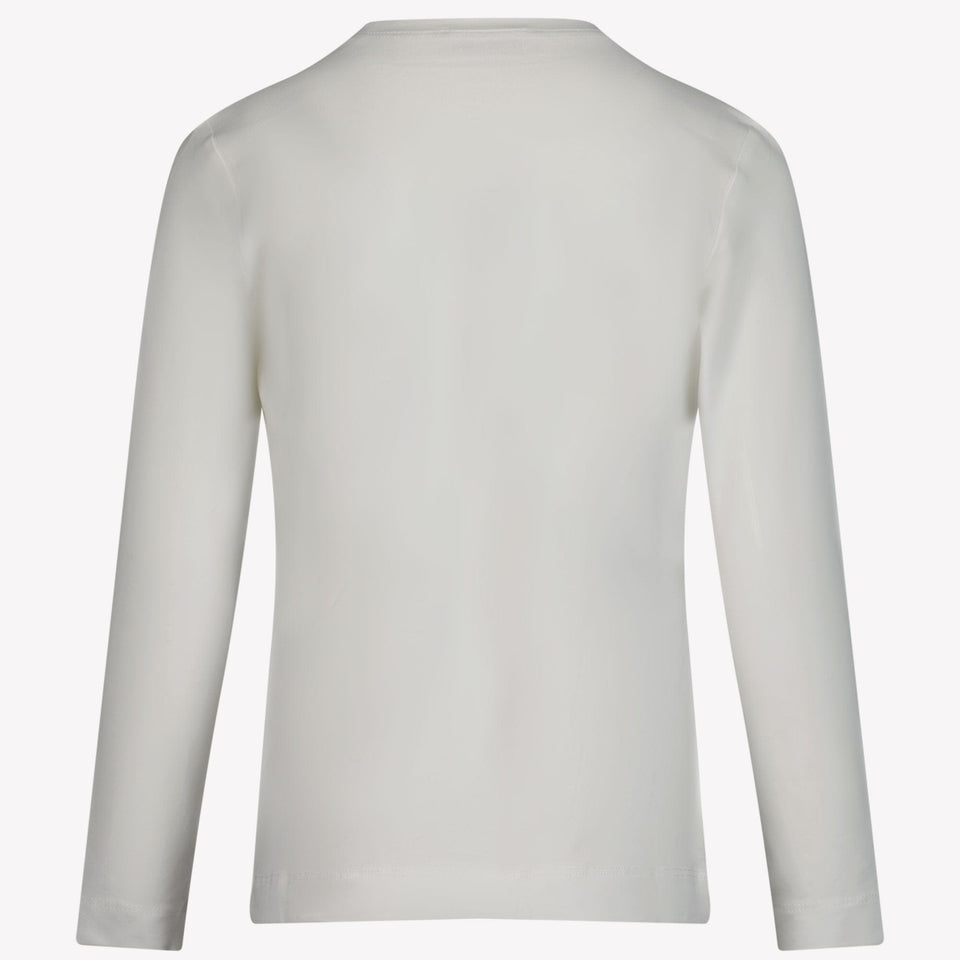 Monnalisa Meisjes T-shirt Off White