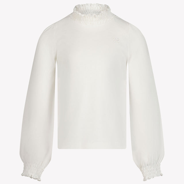 Abel & Lula Kinder Meisjes T-Shirt Off White